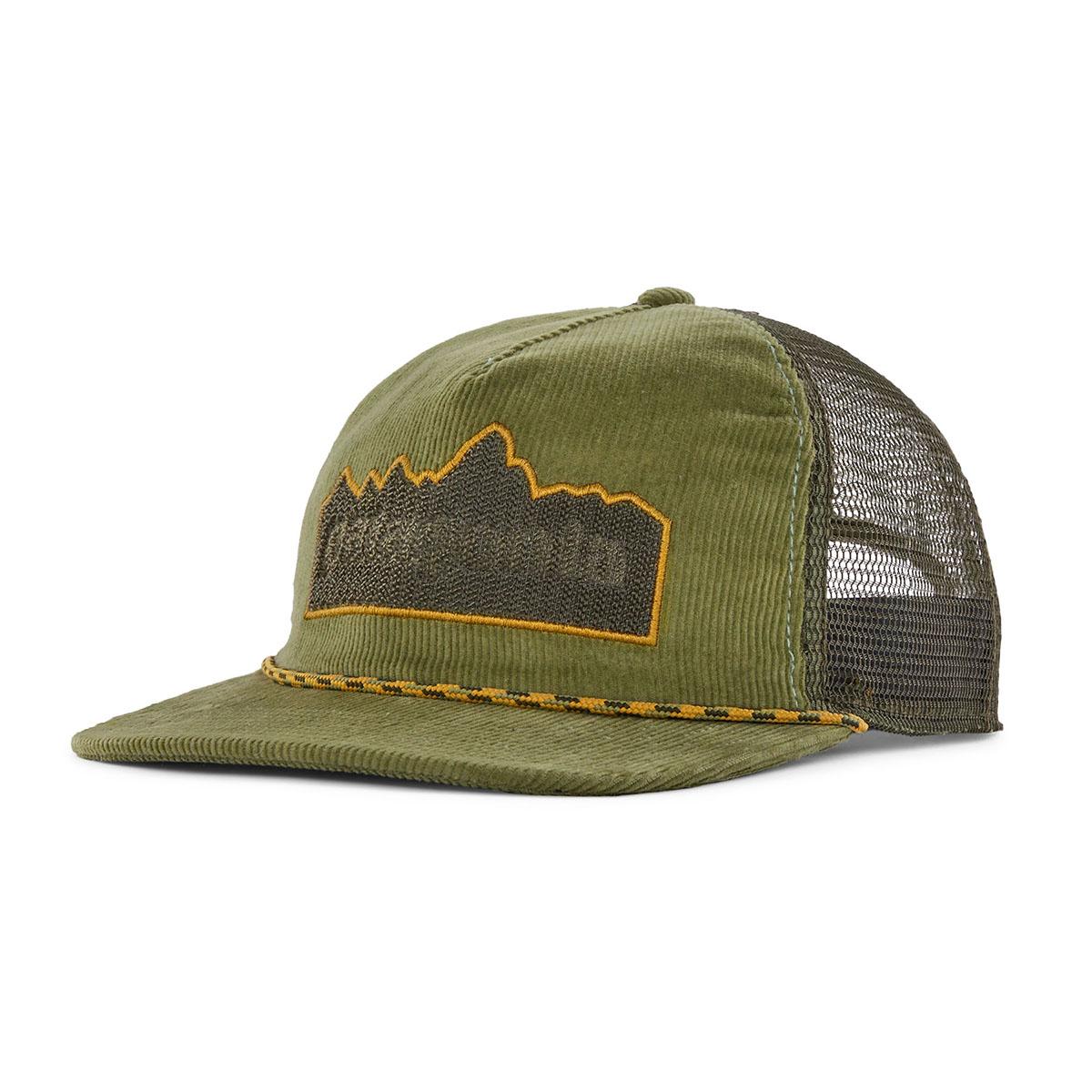 Patagonia Fly Catcher Hat in Fitz Roy Frame Buckhorn Green